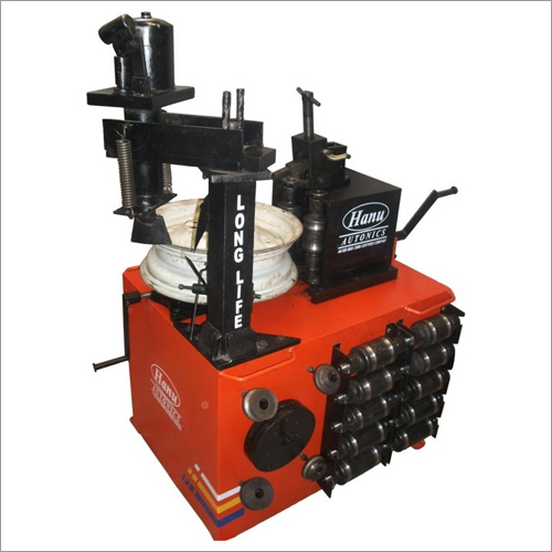 Automatic Rim Straightening Machine - Mild Steel for Motorcycles | Easy to Use, Low Maintenance, Corrosion Resistant, Durable Design