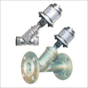 न्यूमैटिक एंगल प्रकार नियंत्रण वाल्व