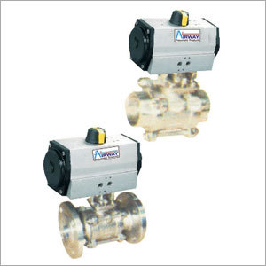 नैदानिक कार्य के लिए वायवीय संलग्न बॉल वाल्व