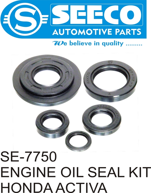 ENGINE OIL SEAL KIT - PU & Rubber Material | Polished Finish, Designed for 50-150 Use, 8-10 Years Working Life, Quality Assurance from Seeco