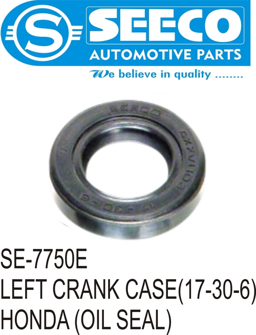 LEFT CRANK CASE - PU & Rubber, 55-130 Grams, Polished Finish | Wave Seal Lip Design for Moisture Retention & Heat Dissipation