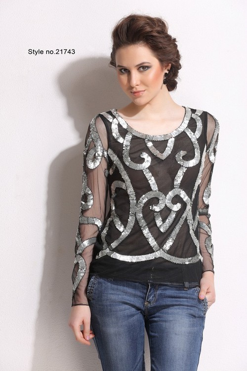 Black Styles Girls Tops