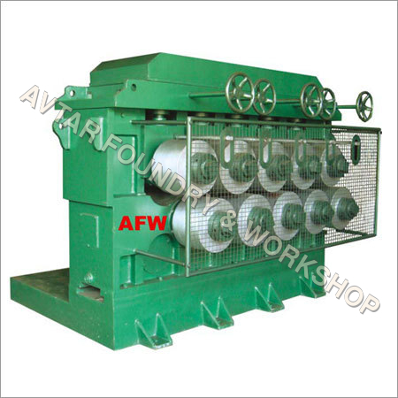 Section Straightening Machine - Stainless Steel & Iron, Green & Silver | Automatic Electric Drive, 220-380 Voltage