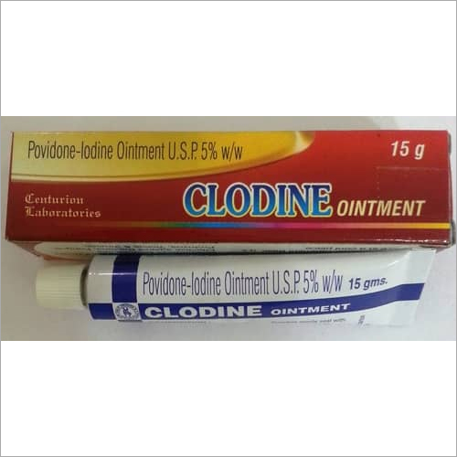 Povidone Iodine Ointment - 5% w/w, 15gm Tube | Suitable For All Ages, Hospital Grade Pharmaceuticals, Effective for Wound Infections, Minor Cuts, Burns, Blisters, and Abrasions