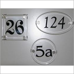 एक्रिलिक नंबर प्लेट