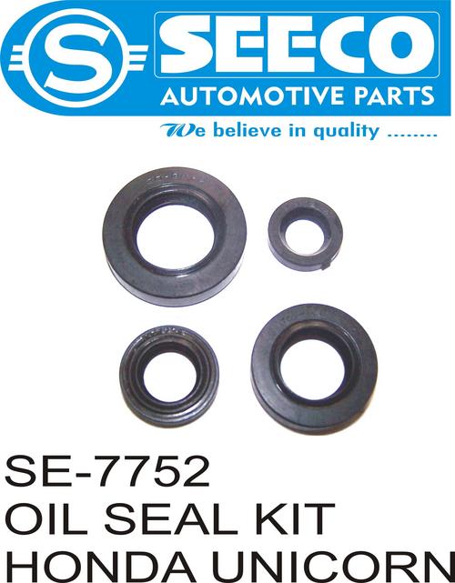 OL SEAL KIT - Rubber, Galvanized Finish, Polished Surface Treatment - Wave Lip Design for Lubricant Retention, Contaminant Exclusion, 7-9 Years Life