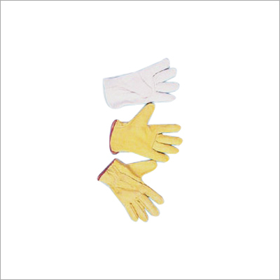 पीले अनाज की ड्राइविंग दस्ताने
