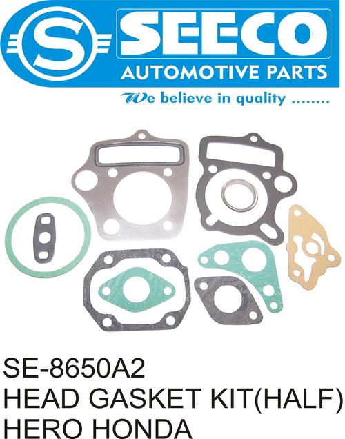 Cylinder Head Gasket Set - Copper, Steel, Non-Asbestos , 450-810mm Dimensions, Polished Finish, Weighing 200-550g