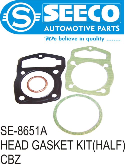HEAD GASKET KIT (HALF KIT/DECARBONISING GASKET SET) - Aluminium & Mild Steel, 533.4 x 279.4 x 50.8 mm , Graphite Finish, Weight 200-550 g