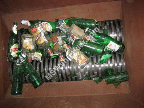 ग्लास बोतल कुचलने की मशीन