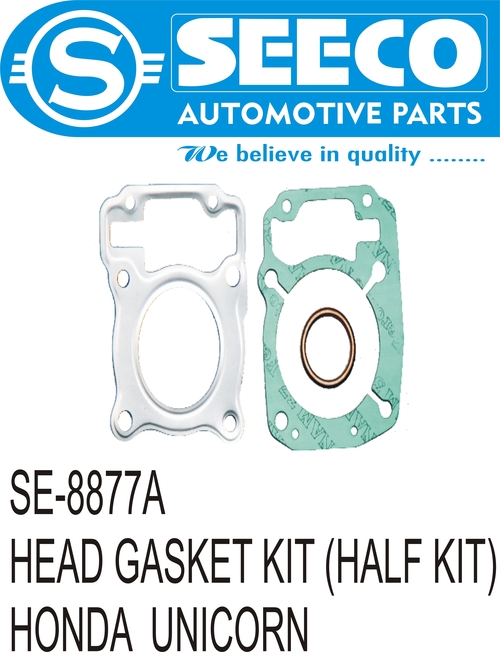 HEAD GASKET KIT (HALF KIT/DECARBONISING GASKET SET) - Stainless Steel & Rubber | Model No: 4,6 RH, Polished Finish, Weight: 100-400 Grams