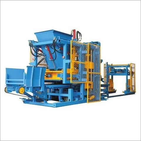 Blue Fully Automatic Concrete Block Making Machine