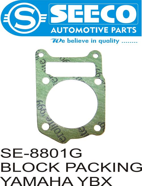 BLOCK PACKING - Aluminium & Metal | Dimensions: 70-130 mm, Weight: 50-150 g, Finish: Polished, Designed for Optimal Engine Gasket Applications