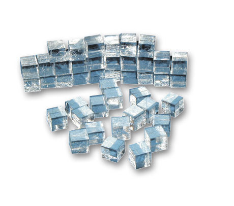 आयामी और सममित कटिंग KBr KCl और NACL