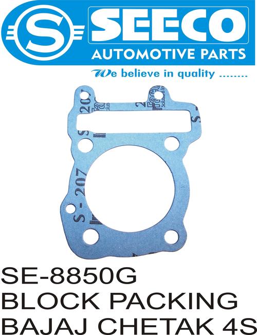 BLOCK PACKING - Metal Gasket Set | 500 x 656 mm, Polished Finish, Various Materials including Asbestos and Non-Asbestos Options