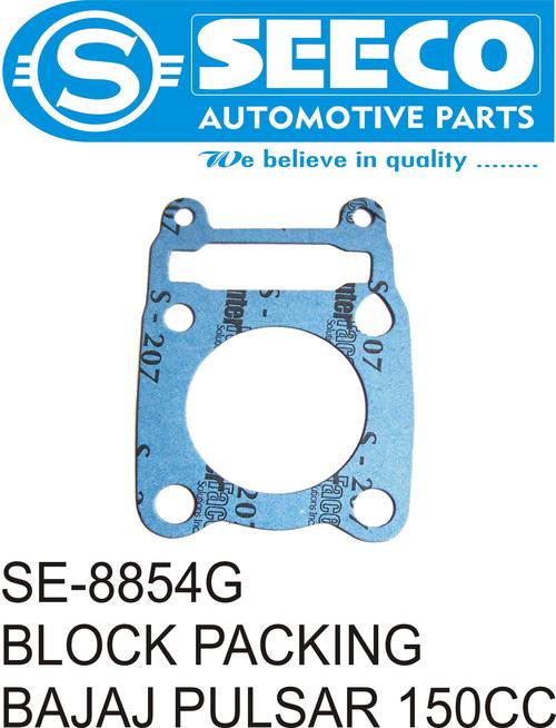 BLOCK PACKING - Multilayer Steel Laminated Gasket Set | Dimension: 500 x 656 mm, Weight: 20-100 g, Polished Metal Finish, Non-Stick Coating