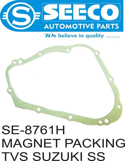 MAGNET PACKING - Metal | 50 x 50 mm, Weight 30-130 g, Polished Finish, Various Materials Like Copper and Non-Asbestos for Engine Gasket Solutions