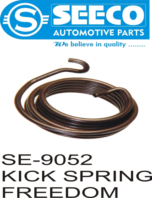 KICK SPRING - Mild Steel, Galvanized Finish | For Automobile Industry, Working Life: 3-4 Years, Enhances Engine Performance and Reliability