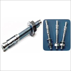 Stainless Steel Anchor Bolts - 2-4 Inch Size, Silver Color | Powder Coated, Corrosion Resistant, High Strength