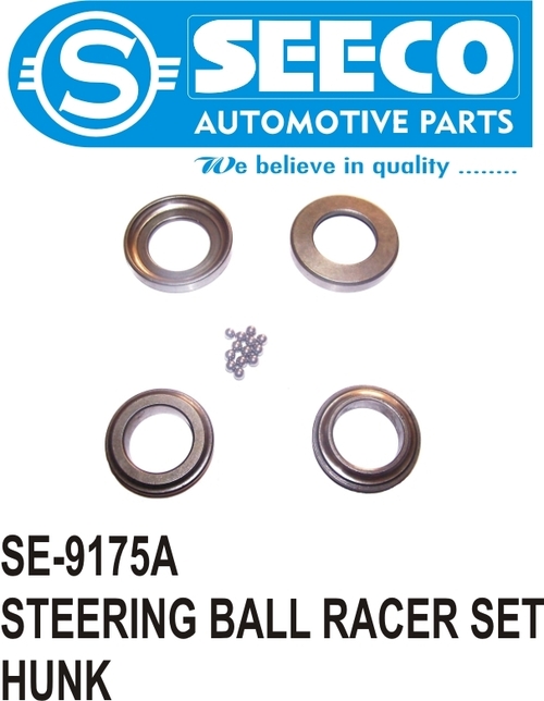 STEERING BALL RACER SET (WITH BALL) - Steel, 150-450 Grams, Polished Finish | Working Life of 4-6 Years, Precision Engineered for Optimal Performance