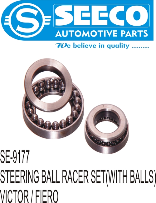 STEERING BALL RACER SET (WITH BALL) - Stainless Steel, 150-450 Grams | Polished Finish, 4-6 Years Working Life