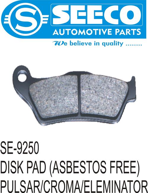 DISK PAD (ASBESTOS FREE) - Stainless Steel & Aluminium, 180-490 Grams | Polished Finish, Enhanced Operational Life, International Standard Quality