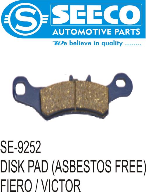 DISK PAD (ASBESTOS FREE) - Sintered Carbon Metallic, Semi-Metallic | High Thermal Stability, Low Fade, Anti-Squeak, Extended Pad & Rotor Life