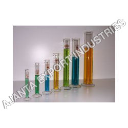 Graduated Measuring Cylinder - Glass, 5-10 mL Weight | High Accuracy +/-0.05 mL, Ideal for Laboratory Use