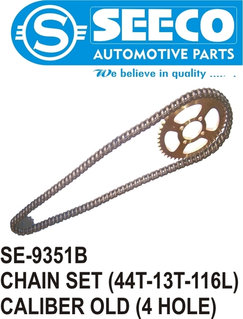 Chain Sprocket Kit - Stainless Steel, Polished Finish | 5-8 Years Working Life, Ideal for Automobile Industry