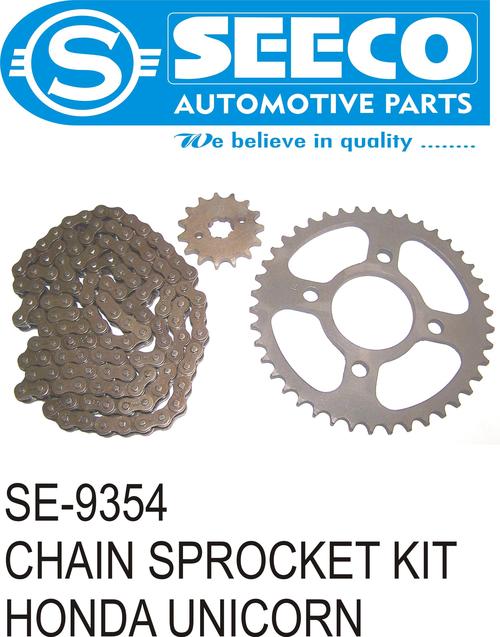 Chain Sprocket Kit - Stainless Steel, Galvanized Finish | High Durability for Automotive Industry, Long Working Life of 8-10 Years