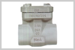 फर्ज्ड बॉडी चेक वाल्व (nrv)