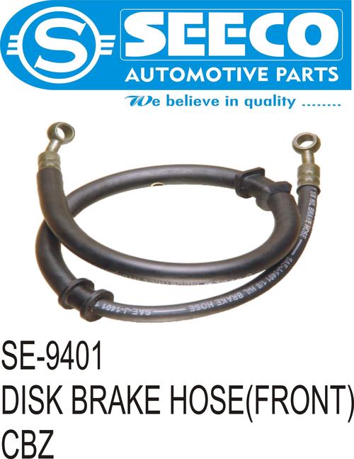 Disk Brake Hoses - Rubber Material, Matte Lacquer Finish | Aluminum Design with Enhanced Durability and Precision Engineering
