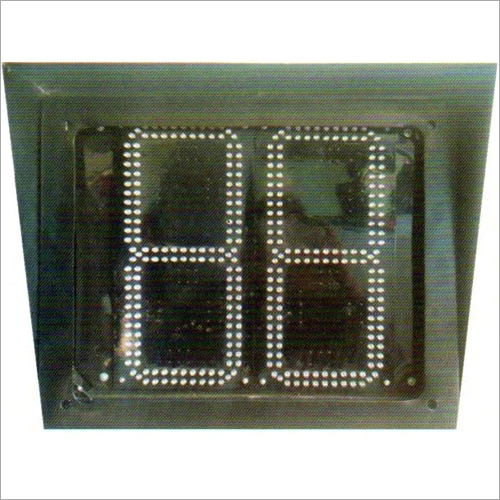 Traffic Signal Countdown Timer - MS Sheet, 500 mm x 400 mm | Automatic Functionality, Remote Controlled, Ultra Bright LED