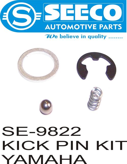 KICK PIN KIT - Mild Steel & Rubber, Galvanized Finish | For Automobile Industry, Working Life: 2-4 Years, Precision Engineered Parts