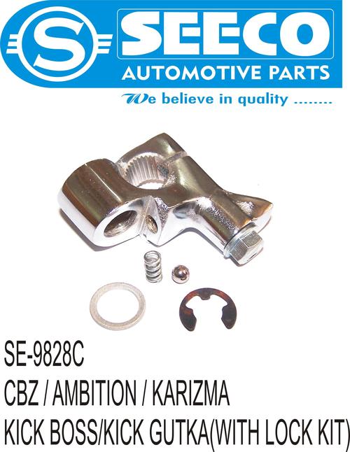 KICK BOSS - Mild Steel & Stainless Steel, Galvanized Finish, 3-4 Years Working Life | Automotive Replacement Part With Lock Kit