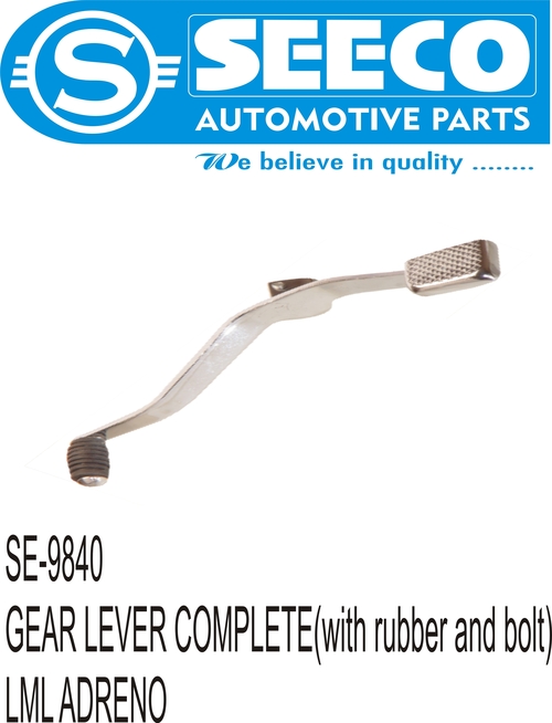 GEAR LEVER COMPLETE (WITH NUT & BOLT) - Metal Material, Polished Surface Treatment | Designed for Automobile & Engineering Industries