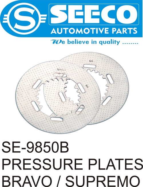 PRESSURE PLATES - Cast Iron, 50-500 Grams | Polished Finish, Designed for Two-Wheelers, Manufactured to International Standards