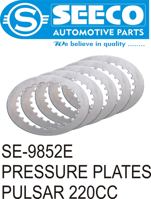 Pressure Plates - Cast Iron, 50-500 Grams | Polished Finish, Designed for Two-Wheelers, Enhanced Operational Life