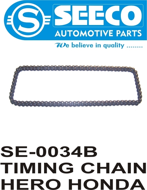 TIMING CHAIN - Mild Steel & Rubber, 0.5-2.5 Kilograms | Galvanized Finish for Automobile Industry Use, High Accuracy and Enhanced Operational Life