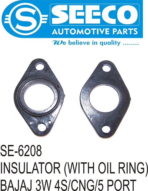 INSULATOR (WITH OIL RING) - Metal, Galvanized Treatment | For Automobile Industry, Durable Performance, Precision Engineered for Longevity
