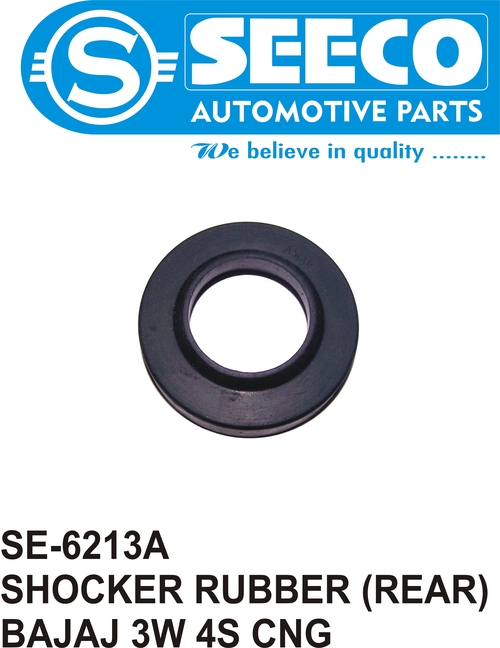 Shocker Rubber - Black, 3-5 Millimeter Thickness, 200-350 Grams Weight | High-Quality Rubber Component for Automotive Applications, Fast Delivery Available