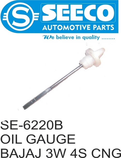 OIL GAUGE (OIL STICK) - Metal, Polished Finish | Designed for Automotive and Engineering Applications, Durable and Reliable Performance