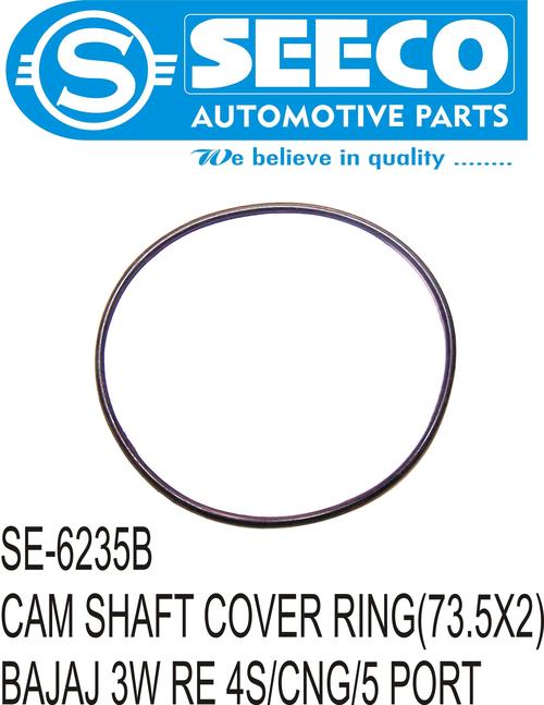 CAM SHAFT COVER RING - Rubber Material, Engine Component | Galvanized Surface Treatment, Designed for Automotive & Engineering Applications