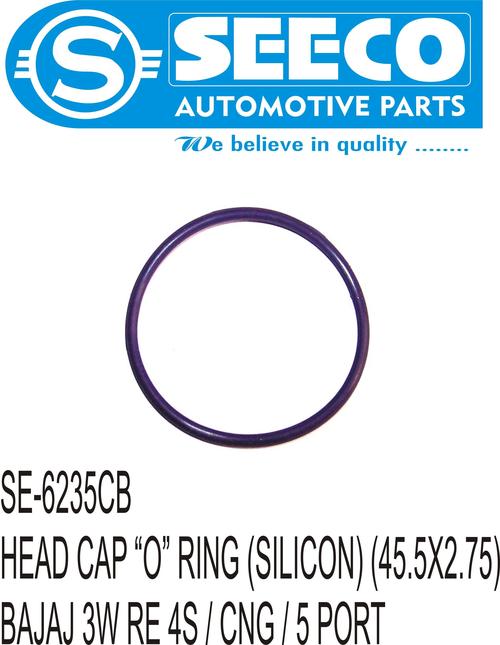 Head Cap - Rubber, Galvanized Finish | Polished Surface, 7-9 Years Working Life, Quality Assured by Seeco