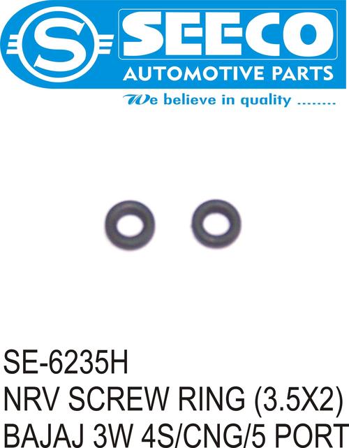 NRV SCREW RING - Rubber, Galvanized Surface Treatment | For Automobile & Engineering Industries, Versatile Use in Grommets & Couplings