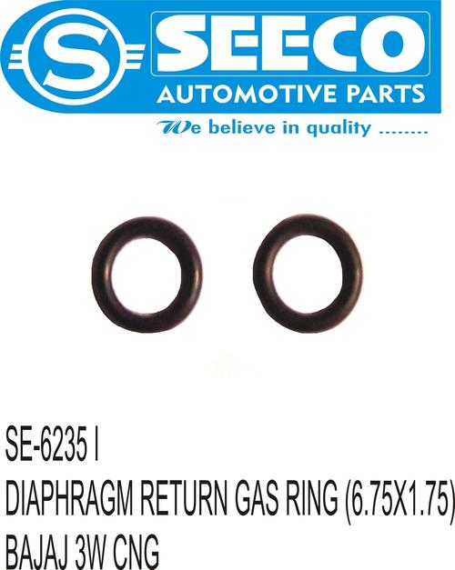 DIAPHRAGM RETURN GAS RING - Rubber Material, Galvanized Surface Treatment | Suitable for Automobile and Engineering Industries