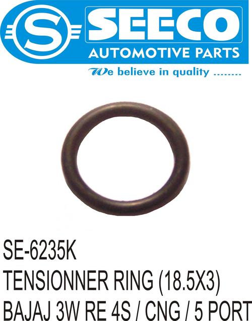 Tensionner Ring - Rubber Material, Galvanized Surface Treatment | Ideal for Automobile and Engineering Industries, Precision-Engineered for Optimal Performance