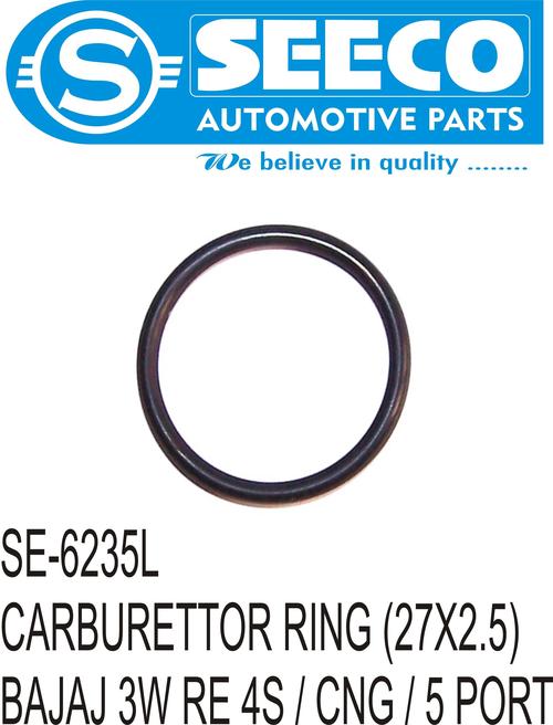 CARBURETTOR RING - Rubber Material | Powder Coated Finish, Designed for Automotive Applications, Optimized for OEM and Replacement Markets