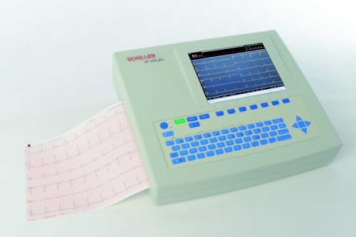 SCHILLER CARDIOVIT AT-102 प्लस एक उन्नत कार्डियोविट मॉनिटर है, जो विभिन्न प्रकार के हृदय संबंधी परीक्षणों के लिए डिज़ाइन किया गया है। यह उच्च सटीकता और विश्वसनीयता के साथ ECG डेटा प्रदान करता है, जिससे चिकित्सक को बेहतर निदान में मदद मिलती है।
