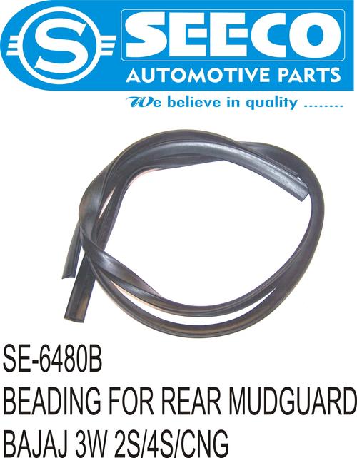 Black Beading For Rear Mudgaurd